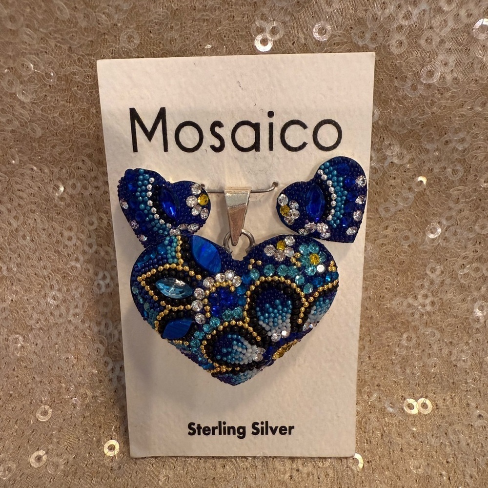 NWT Mosaico Austrian Crystal necklace & earrings 💕💕 new line! 💕💕 - Picture 4 of 12